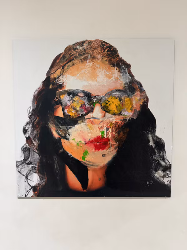 Annointment mounted on white wall